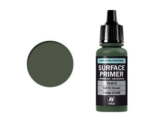Vallejo Model Air Nato Green, 17 Ml, Grøn, Flaske