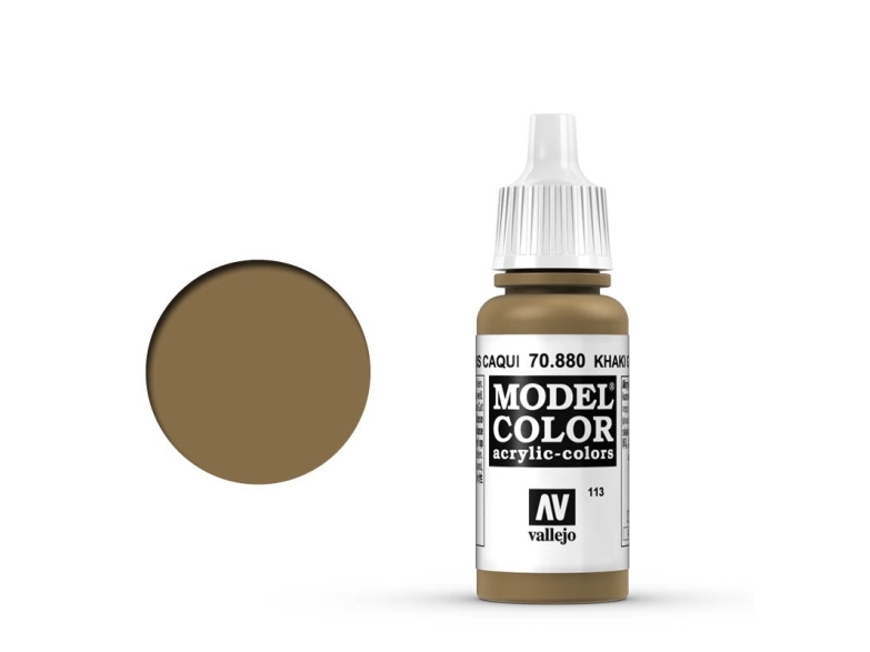 Vallejo 70.880, Grå, Kaki, Akrylmaling, Væske, 17 ml, 1 stk |