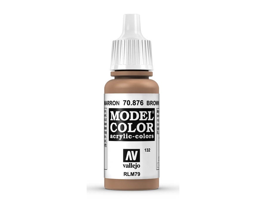 Vallejo 70.876, 17 Ml, Brun, Mat, Flaske