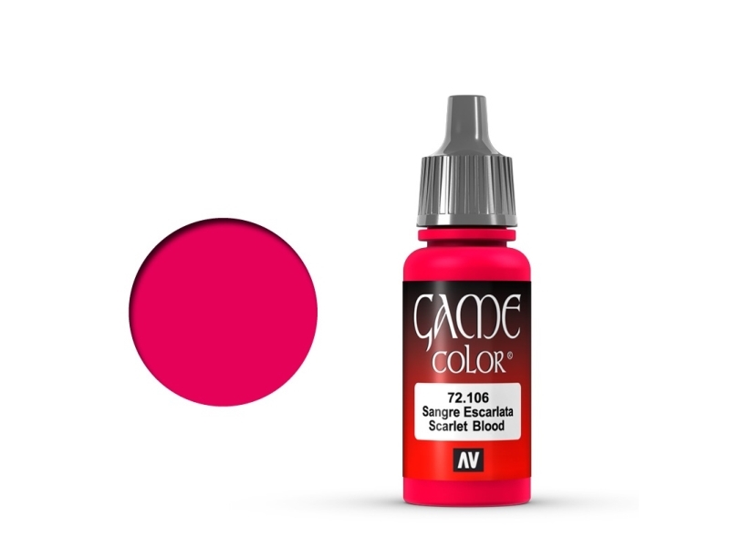 Vallejo 72.106, Rot, Acrylfarbe, Flüssigkeit, 17 Ml, 1 Stück(E)