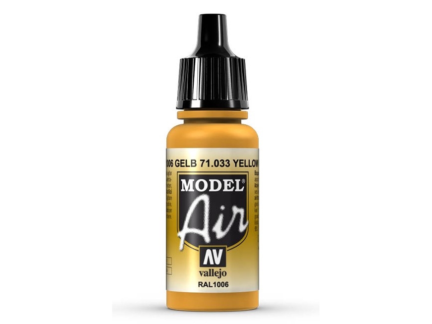 Vallejo 71.033, 17 Ml, Gul, Mat, Flaske