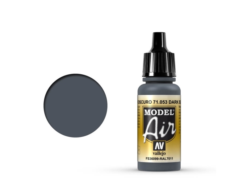 Vallejo - Model Air - Dark Sea Grey Mat - 17 Ml - 71053