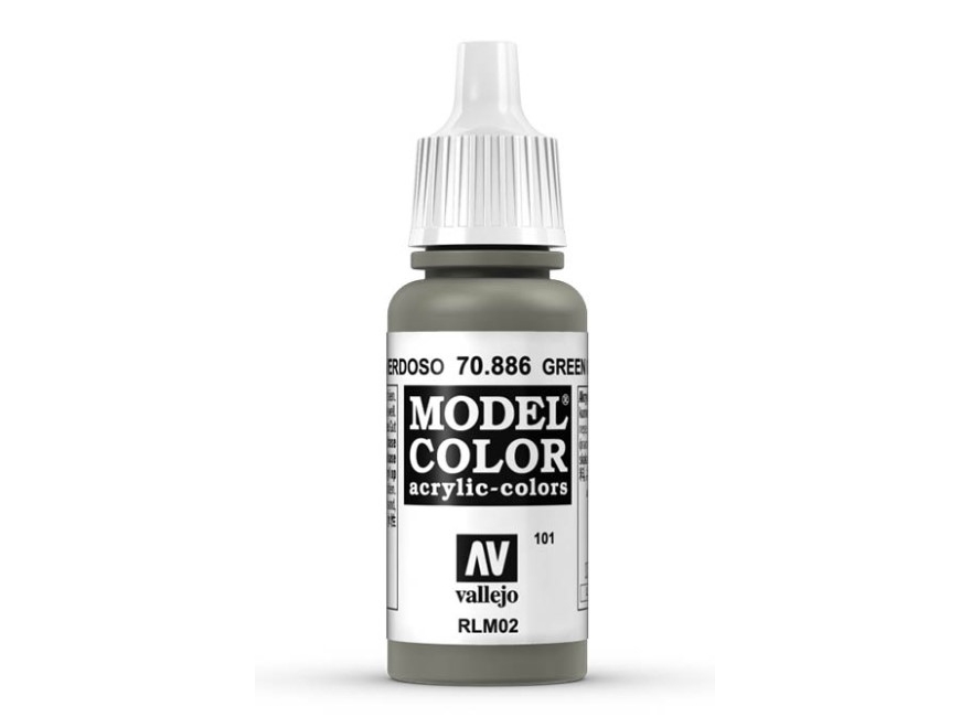 Vallejo 70.886, 17 Ml, Grøn, Grå, Mat, Flaske