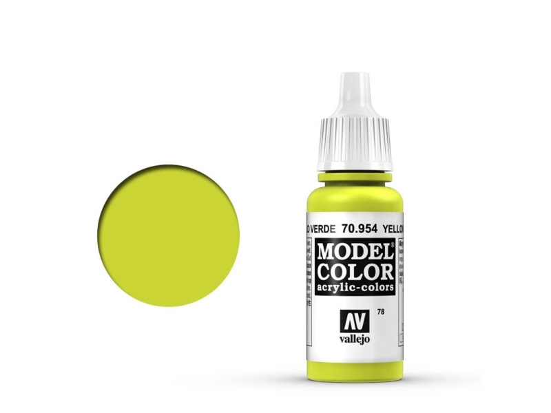 Vallejo 70.954, Gul, Akrylmaling, Væske, 17 ml, 1 stk |