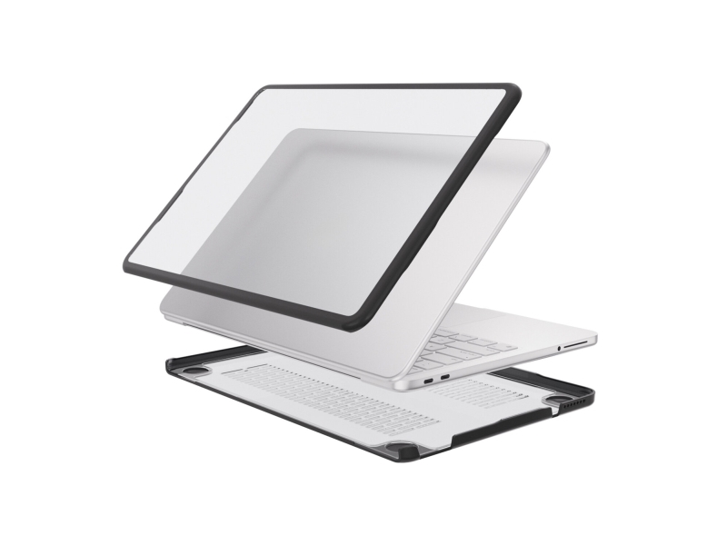 4Smarts Shell Case Für Apple Macbook Neo, Black Frame, Mantelhülle, 33 Cm (13"), 300 G