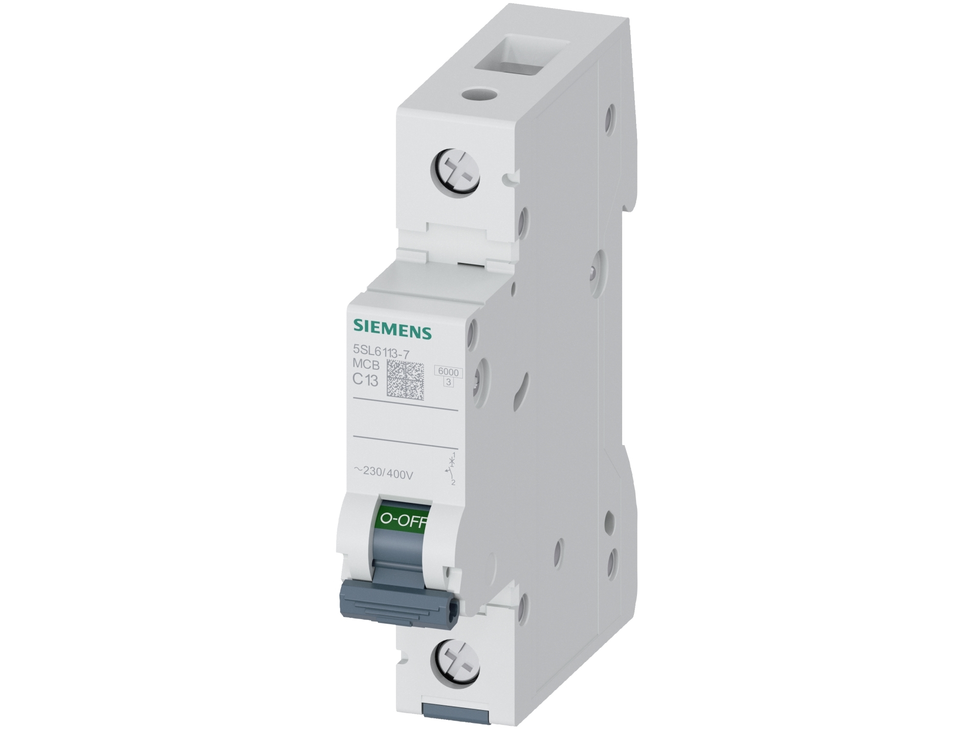 Siemens 5Sl6113-7 Siemens Dig.Industr. Leitungsschutzschalter 1-Polig 13 A 230 V, 400 V