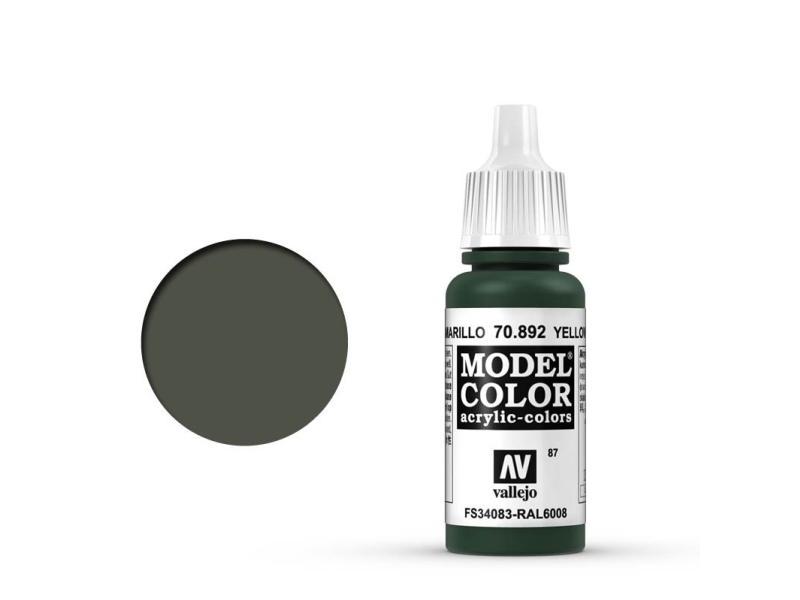 Vallejo 70.892, Oliven, Akrylmaling, Væske, 17 Ml, 1 Stk |