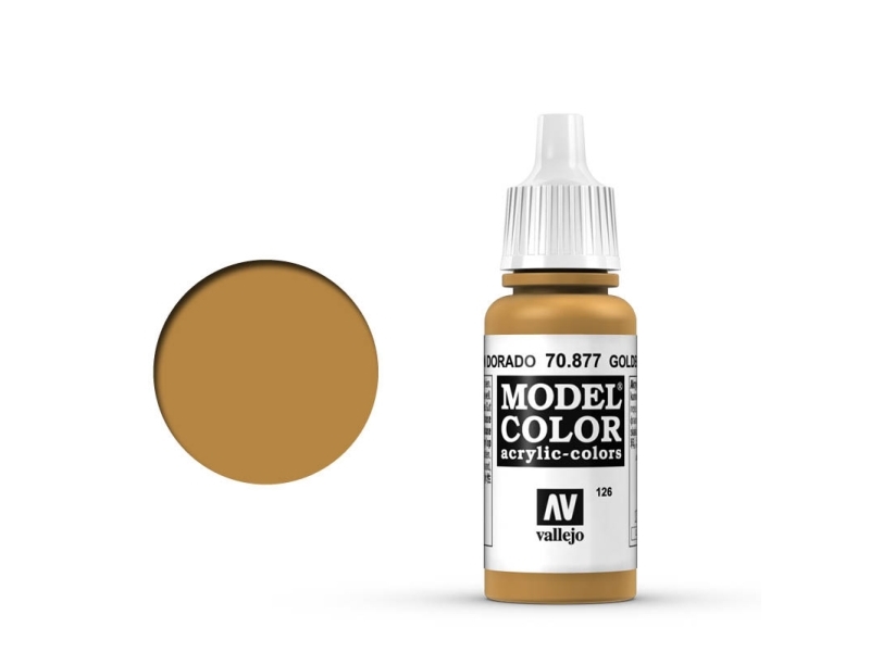 Vallejo 70.877, Brun, Guld, Akrylmaling, Væske, 17 ml, 1 stk |