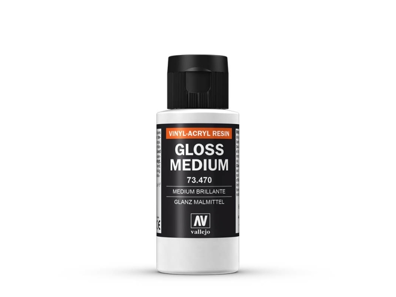 Vallejo Gloss Medium, 60 Ml, Plastikflasche