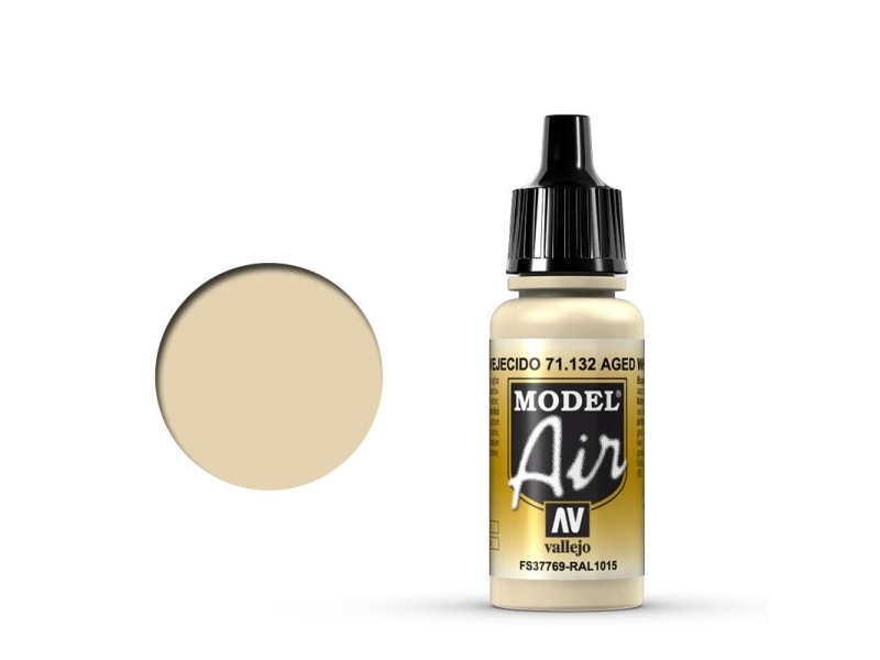 Vallejo 71.132, Hvid, Akrylmaling, Væske, 17 ml, 1 stk |