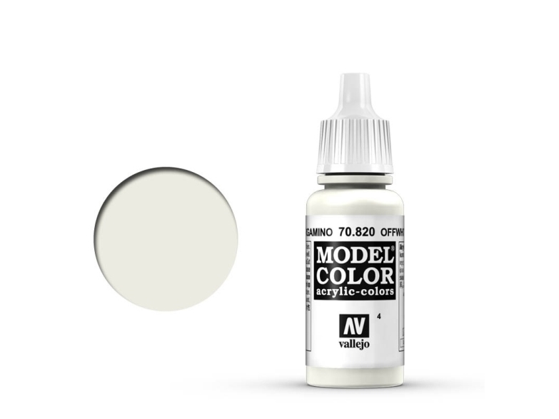 Vallejo 70.820, Hvid, Akrylmaling, Væske, 17 ml, 1 stk |