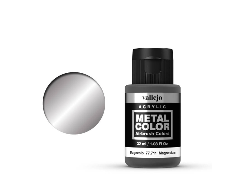 Vallejo 77.711, 32 Ml, Grå, Metallic, Flaske