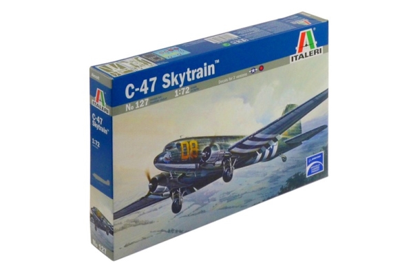 Italeri C - 47 Skytrain, Starrflügelflugzeug-Modell, Montagesatz, 1:72, C - 47 Skytrain, Unisex, Kunststoff