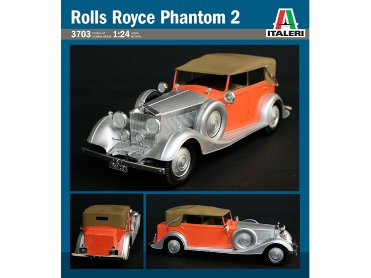 Italeri 3703, Oldtimer-Modell, Montagesatz, 1:24, Rolls Royce Phantom Ii, Mehrfarbig, Landfahrzeugmodell