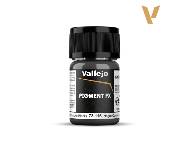Vallejo 73.116, Kulfiber, 35 Ml, 1 Stck., Carbon Black