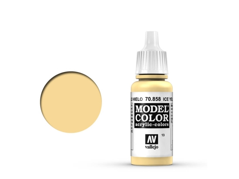 Vallejo 70.858, Gul, Akrylmaling, Væske, 17 Ml, 1 Stk |