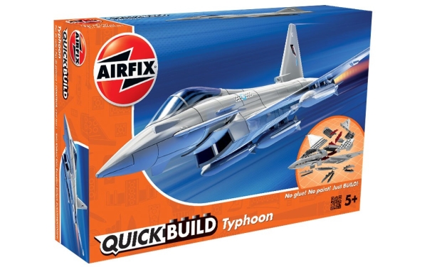 Airfix Eurofighter Typhoon, Model af fly, Monteringssæt, Eurofighter Typhoon, 27 stk, 5 År, Militærfly