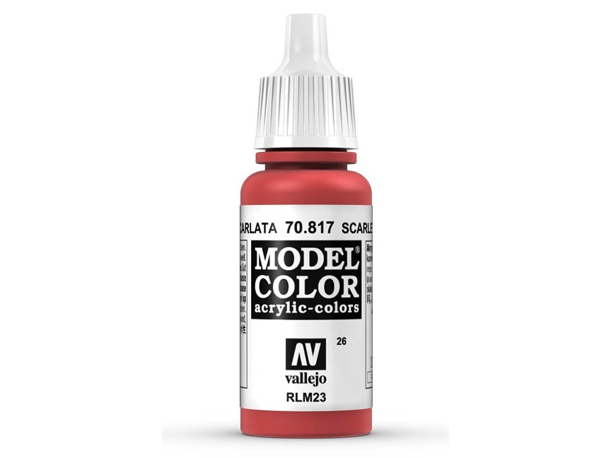 Vallejo 70.817, 17 Ml, Rød, Mat, Flaske