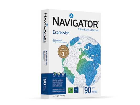 Navigator Expression, Laser/Inkjet Print, A4 (210X297 Mm), Mat, 90 G/M², Hvid, Forest Stewardship Council (Fsc)