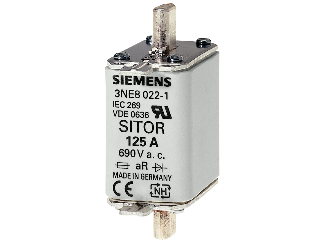 Siemens NH-sikring 125 A 00 (3NE8 022-1)