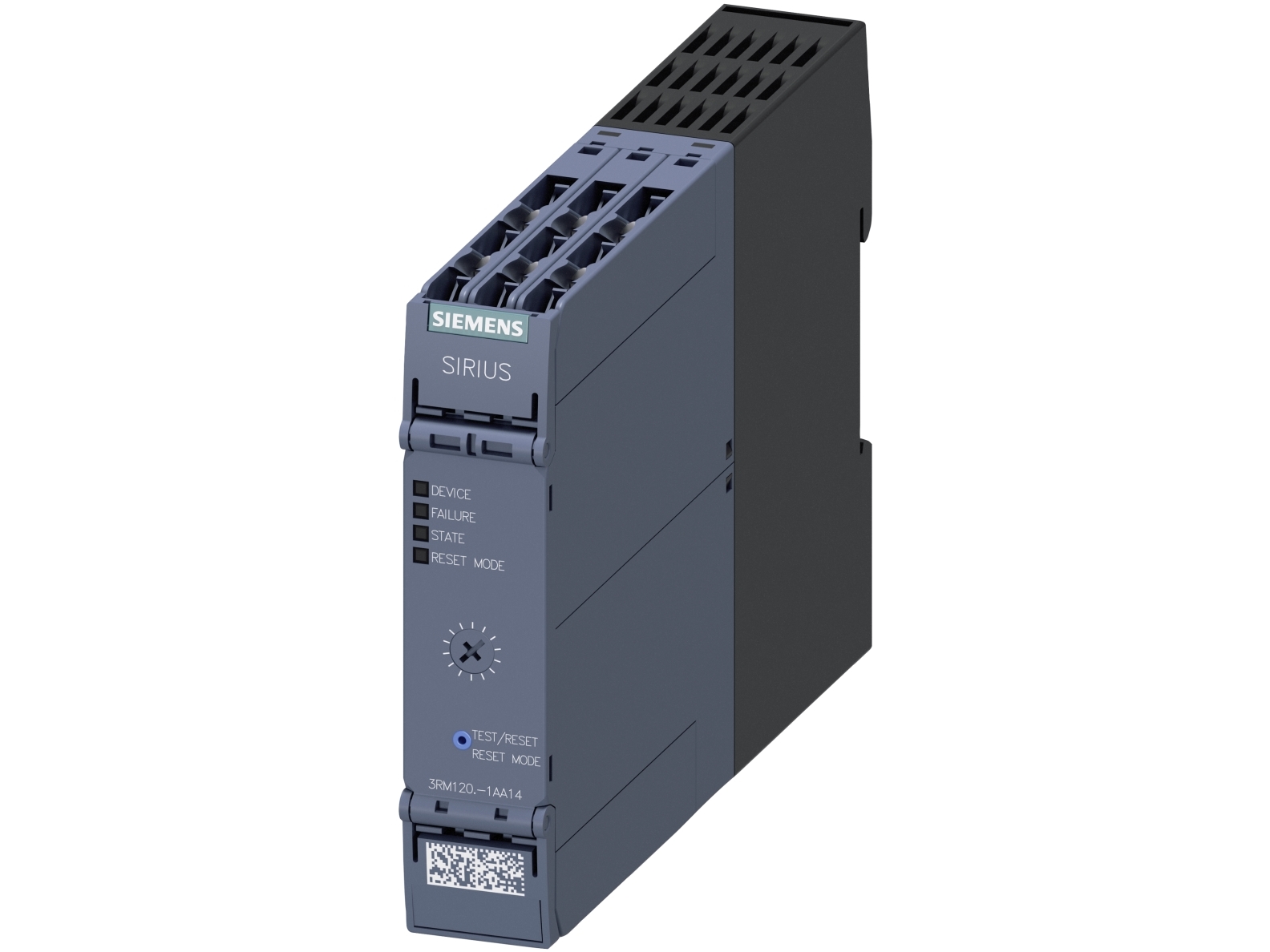 Siemens 3RM1202-1AA14 3RM12021AA14 vendestarter Motoreffekt ved 400 V 0,75 kW 110 V/AC, 230 V/AC Nominel strøm 2,0 A, 100 mm, 36 mm, 109 mm, 167 mm, 310 g, 1 stk