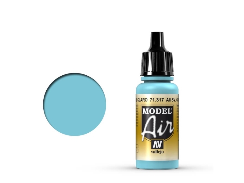 Vallejo - Model Air - Aii Sv. Gol Light Blue Mat - 17 Ml - 71317