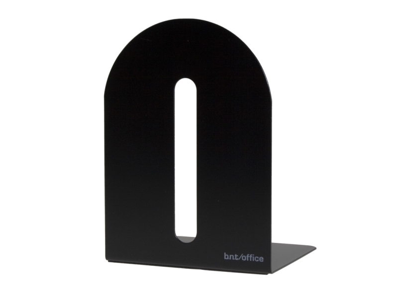 Bogstøtte metal, 15x15 cm, sort - (2 stk./pakke)
