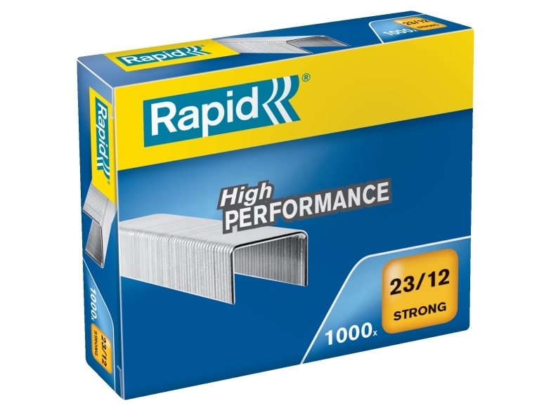 Rapid Strong - Heftklammern - 23/12 - 12 Mm - Verzinkter Stahl - Packung Mit 1000 Stück