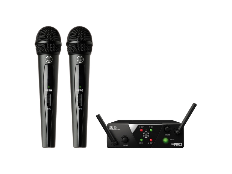 Akg Mikrofon-Set Wms-40 Mini Vocal Set Us45a - Wms 40 Mini