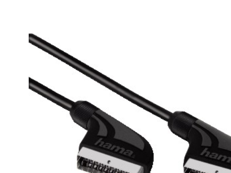Hama Connecting Cable Scart Plug - Plug, 4 M, 4 M, Scart (21-Pin), Scart (21-Pin), Sort, Hanstik/Hanstik