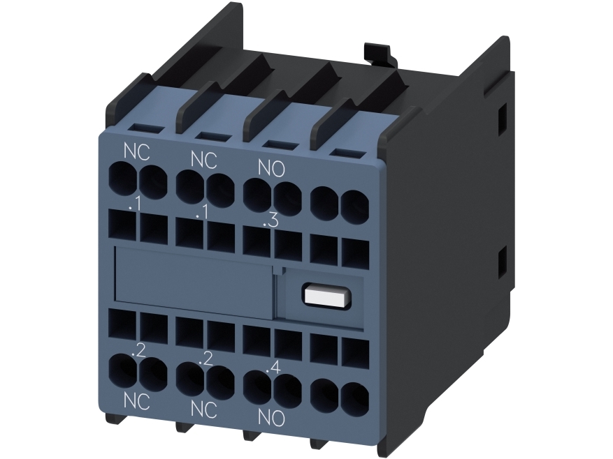 Hjælpeblok Front 1NO+2NC 3RH2911-2HA12