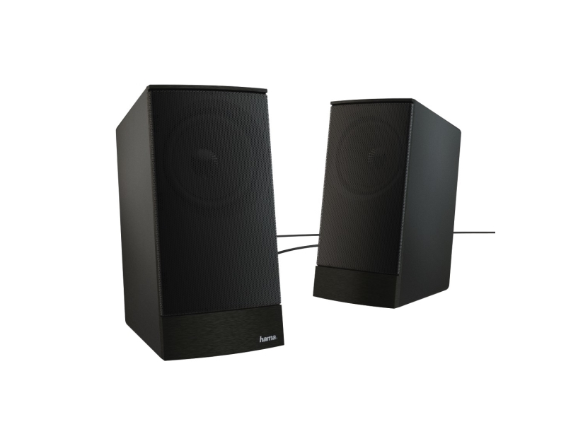 Hama Sonic Ls-208, 2.0 Kanäle, 8 W, 100 - 20000 Hz, 4 Ohm, Schwarz
