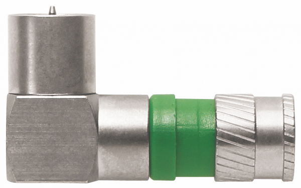 Axing Cfs 100-48 F-Winkelstecker Kompressionsanschlüsse: F-Stecker Kabeldurchmesser: 4,9 Mm 1 Stück