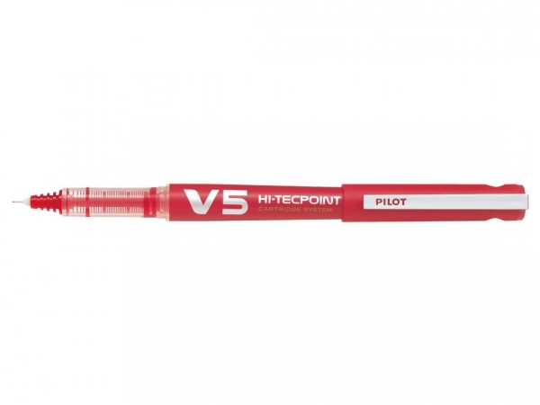 Pilot Hi-Tecpoint V5, Rød, Rød, 0,5 Mm, 0,3 Mm