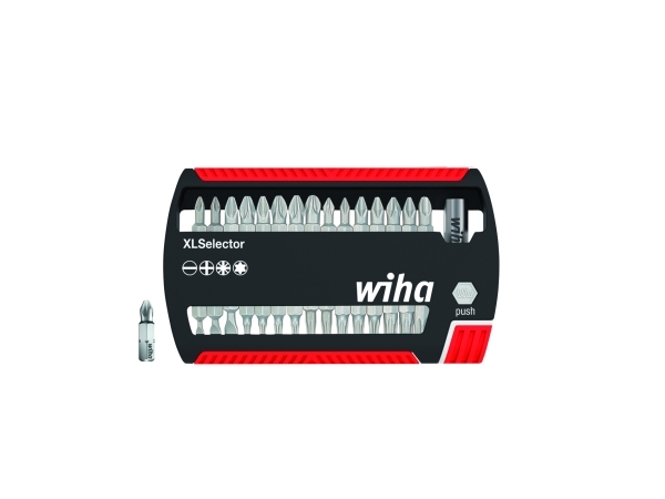 Wiha LK/PH/PZ/TORX bitssæt 25mm XL, 31 dele