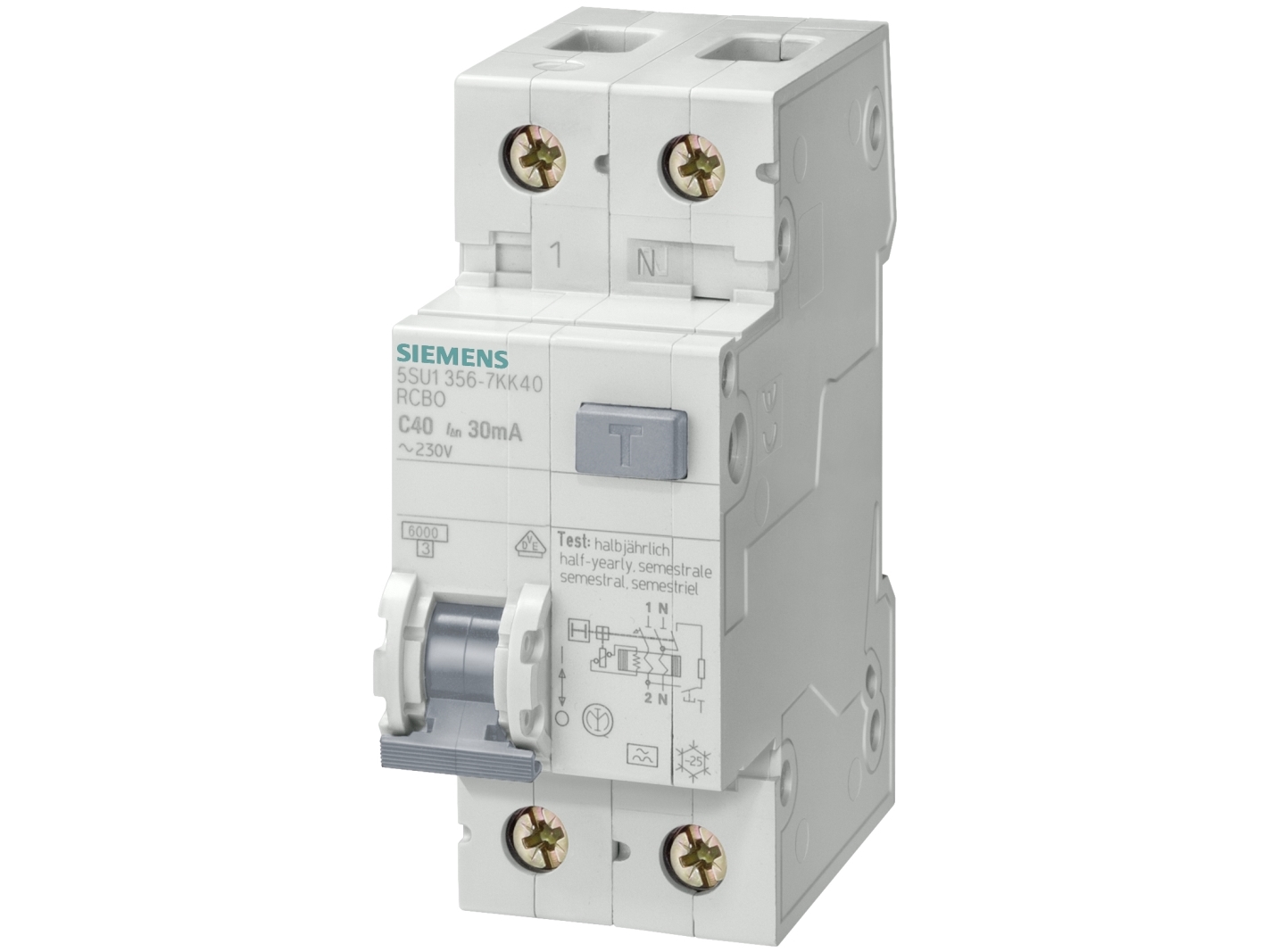 Siemens 5SU1356-6KK06, 6 A, IP20