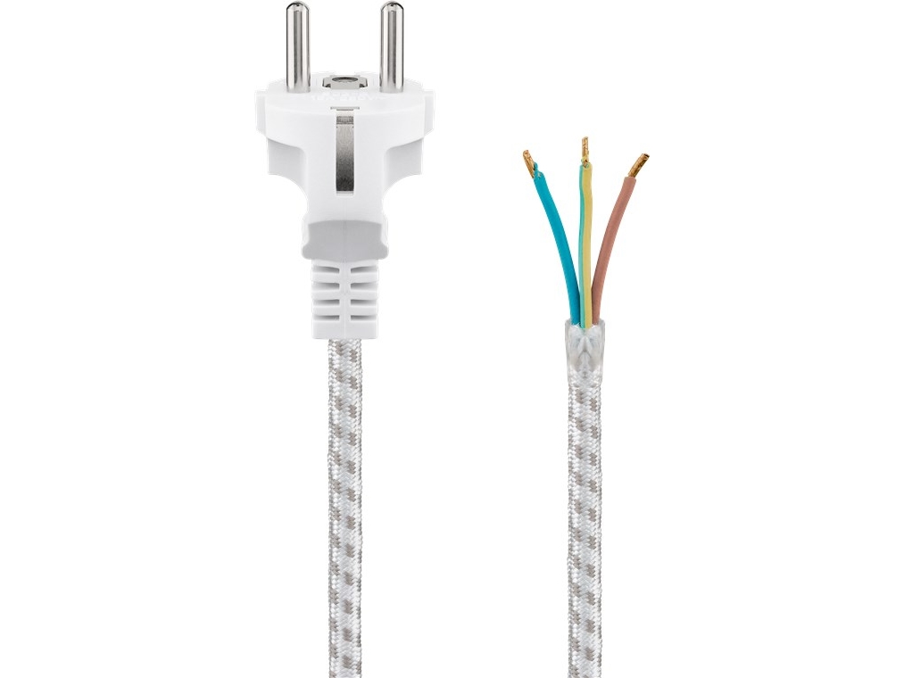 Goobay 50504, 3 M, Strømstik Type F, Cee7/7, 250 V