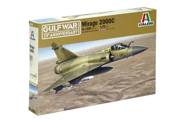 Italeri Mirage 2000C, Starrflügelflugzeug-Modell, Montagesatz, 1:72, Mirage 2000C, Unisex, Kunststoff