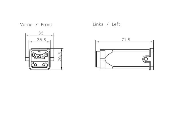Siemens 6GK1905-0DA10 Hyprid Stecker LAN-Übertragungsrate 12 MBit/s