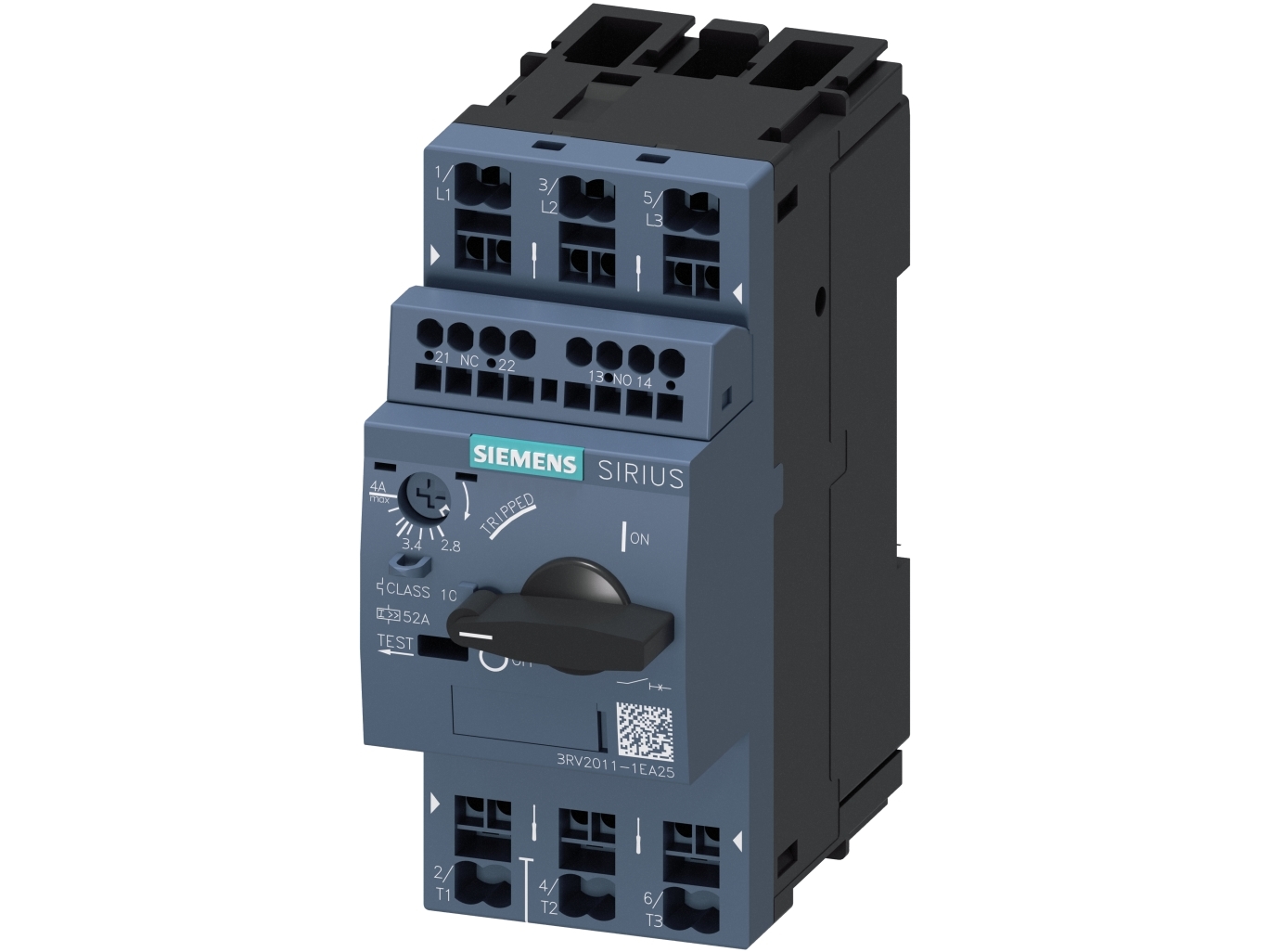 Afbrydermotor 2,8-4A 3Rv2011-1Ea2 (3Rv20111ea25)