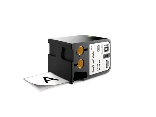 DYMO XTL esikokoinen - polyesteri - kiiltävä - liima - musta valkoisella - 51 x 76 mm 100 etiketti(ä) (1 rulla(t) x 100) tarrat - XTL 500