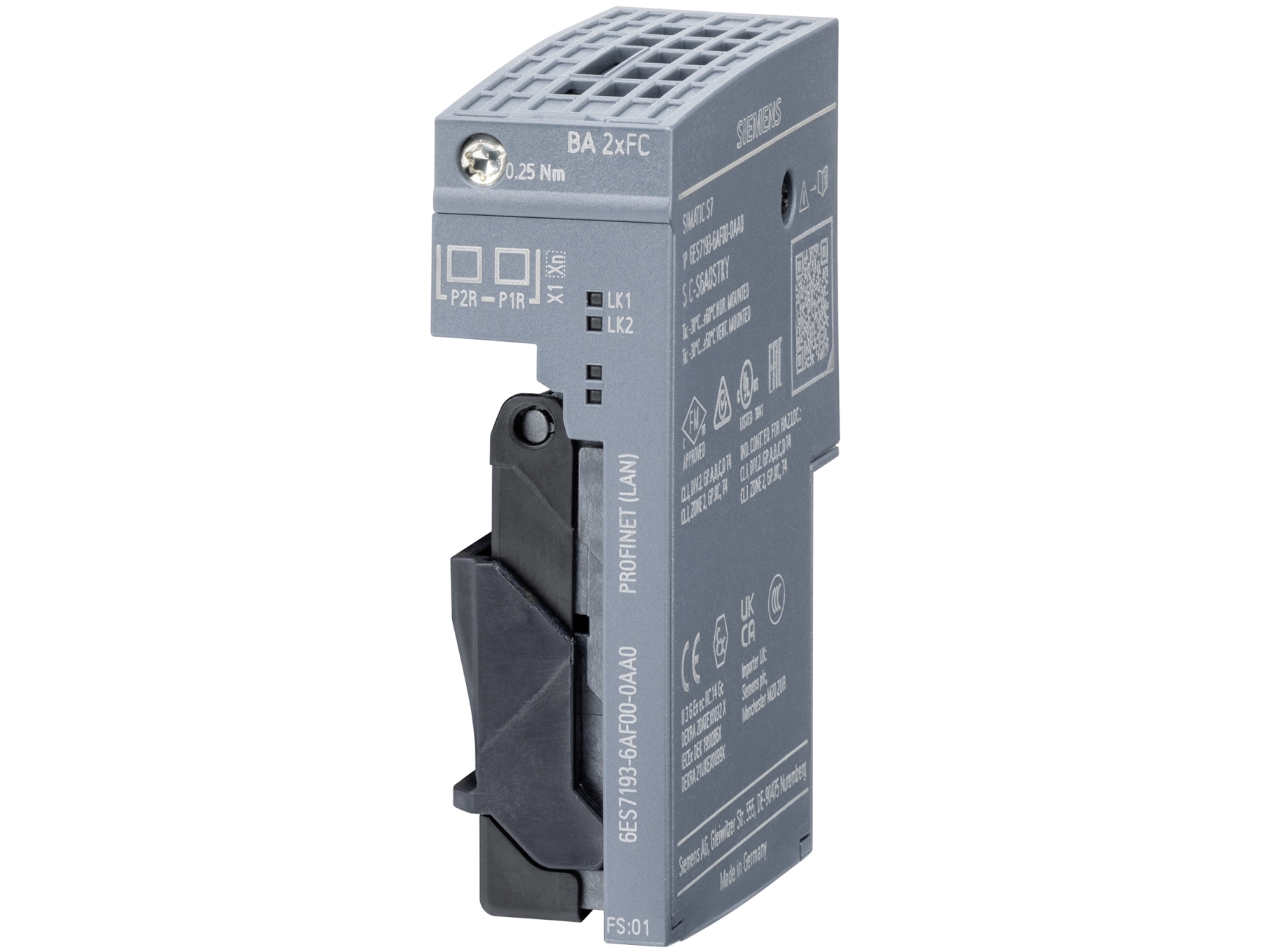 Siemens 6ES71936AF000AA0 6ES7193-6AF00-0AA0 PLC-busadapter