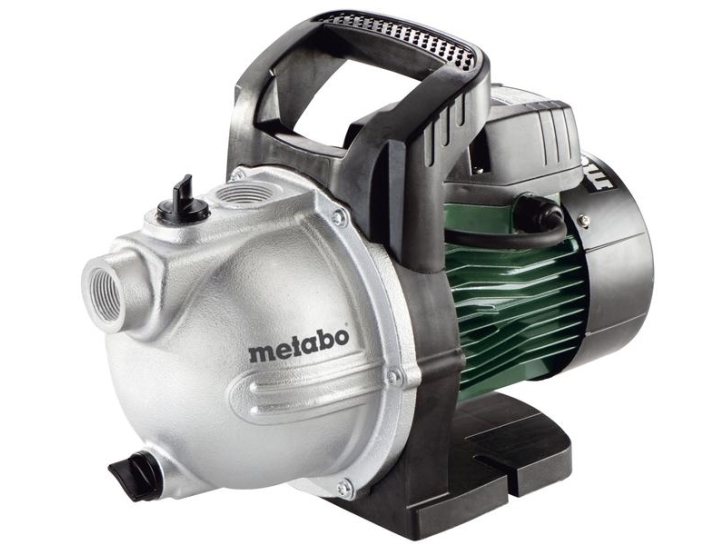 Metabo P 2000 G, 450 W, 3 bar, 2000 l/t, Sort, Grøn, Sølv