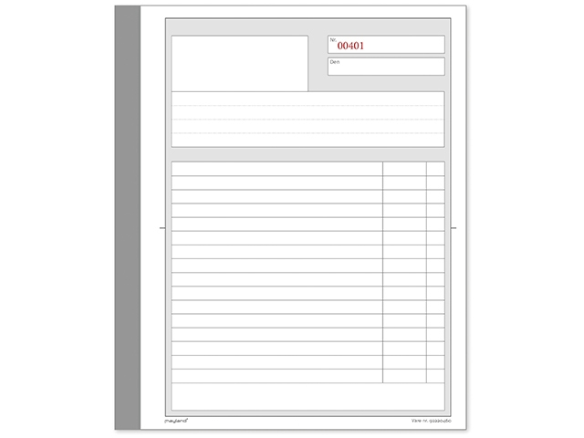 Mayland 92220460, Monochromatisch, Grau, Weiß, 50 Blätter, Erwachsener