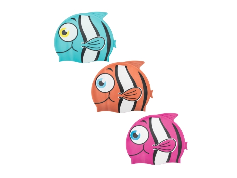 Bestway 26025, Blau, Orange, Pink, Kappe, Unisex, Kind, Schwimmen, 3 Jahr(E)