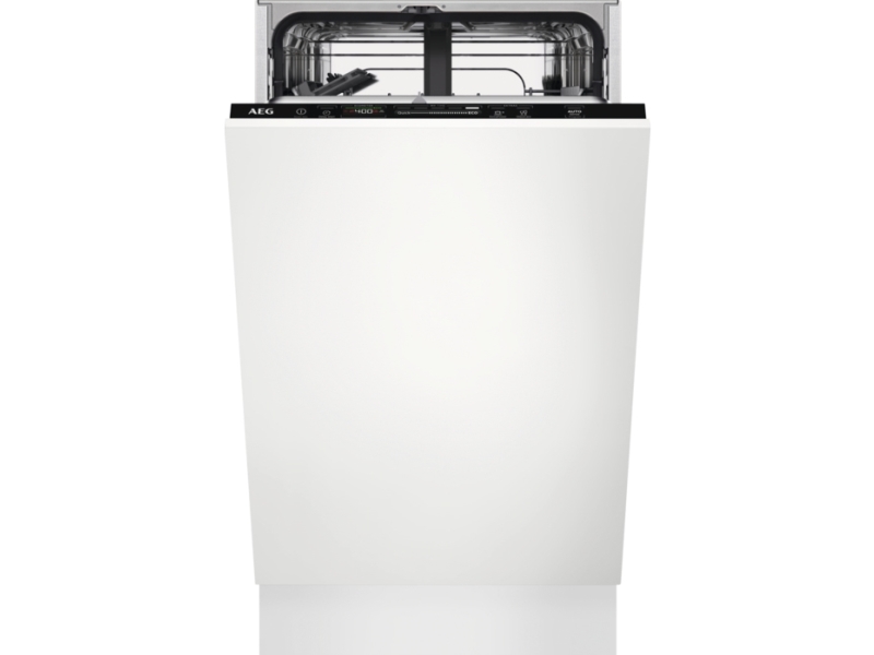 AEG FSE62417P, Delvist indbygget, Slimline (45 cm), 1,5 m, Kurv, 9 kuverter, B