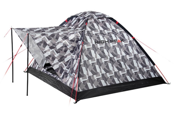 High Peak Beaver 3, Camping, Hård Ramme, Kupel/Igloo Telt, 3 Person(En), Camouflage