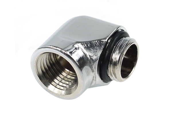 Alphacool 17044, Montering, Messing, Krom, 1/4", 90°, 16 Mm