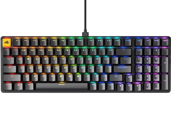 Glorious Pc Gaming Race Gmmk 2, 96%, Ledningsført, Usb, Mekanisk, Rgb Led, Sort