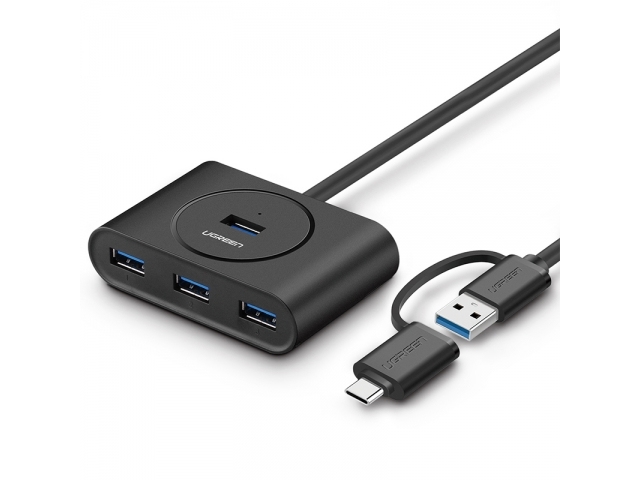 Ugreen 40850, Usb 3.2 Gen 2 (3.1 Gen 2) Type-A, Usb 3.2 Gen 1 (3.1 Gen 1) Type-A, 5000 Mbit/S, Schwarz, Windows 10, Windows 7, Windows 8, Windows 8.1